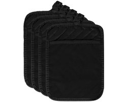 Hitte-isolerende mattenset (4 stuks) - Placemats - Onderzetters - Dikke hitte-isolerende handschoenen - Keukengereedschap voor bakken