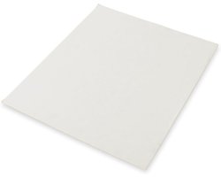 Hittebestendig keramisch vezelpapier - 1000 x 1000 x 1 mm, Vlamdovend papier voor kachels, open haarden en verwarming