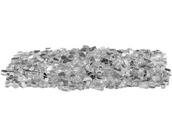 Hittebestendige Glasstenen, 9 kg, 12,7 mm Reflecterende Glasparels voor Vuurkorven, Glazen Stenen voor Haarden, Vuurkristallen, Vuurparels, Geschikt voor Gashaarden, Transparant