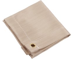 Hittebestendige Glasvezel Fire Protect Mat voor Outdoor Fire Pit | Grill Pad voor Barbecue Camping Picknick | Vuurvaste Mat (46x44cm/18.11x17.32in)