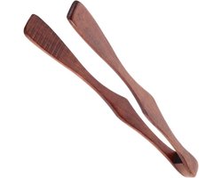 Hittebestendige, houten voedselklemmen met ergonomisch ontwerp, voor voor grillen, buffetten of het bakken van steaks.