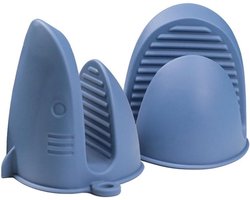 Hittebestendige siliconen ovenhandschoenen en pannenlappen - Antislip, Waterdicht, Perfect voor Koken en Bakken