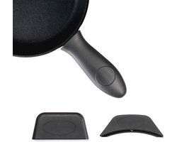 Hittebestendige Siliconen Pan Handle Cover voor Gietijzeren en Metalen Pannen