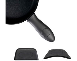 Hittebestendige Siliconen Pan Handle Cover voor Gietijzeren en Metalen Pannen