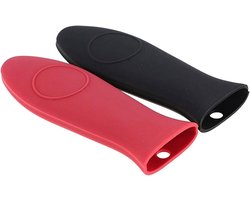 Hittebestendige Siliconen Panhandvat Houder - Antislip Grip voor Gietijzer en Metalen Pannen