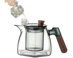 Hittebestendige theepot - Japanse houten theekoker - Huishoudelijke theepot