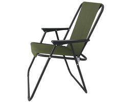 HIXA Strandstoel - Campingstoel - Klapstoel - Strandstoel - opvouwbaar - Kampeerstoel -Groen - 57x84x42cm - Polyester
