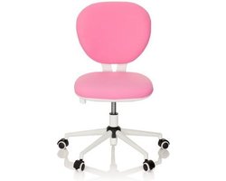 hjh OFFICE KID Vivo - Kinder bureaustoel - Roze - Stof