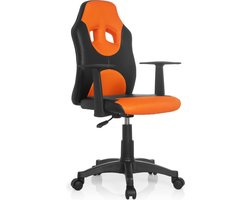 hjh office Kiddy Racer AL - Bureaustoel - Kinder - Zwart / oranje