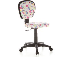 hjh office Kiddy Top - Bureaustoel - Kinder - Flowers / hearts