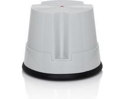 hjh OFFICE Tio-S - Werkstoel / werkkruk/ verhoogde bureaustoel - Grijs - Kunststof