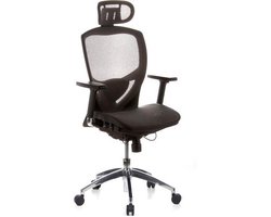hjh office Venus One - Bureaustoel - Zilvergrijs