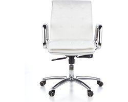 hjh office Villa 10 - Bureaustoel - Nappaleder - Ivoor