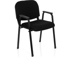 hjh office XT 650 - Bureaustoel - Bezoekerstoel/vergaderstoel - Zwart