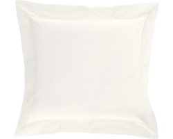 HNL Kussensloop 100% Twill Katoen - 80x80 cm - Wolwit