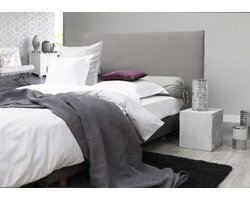 HnL Living Wafel - Plaid - Katoen - 180 x 260 cm - Antraciet