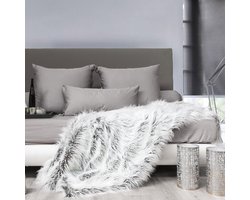 HnL Living Xander Plaid - 150x220 cm - Naturel
