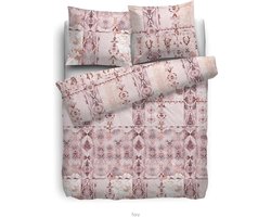 HNL Refined Satin Tory Dekbedovertrek - Eenpersoons - 140x200/220 cm - Roze