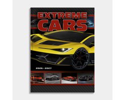 Hobbit - Auto Schoolagenda 2026-2027 - 1 week op 2 pagina's - Harde kaft - ±A5 (15,5 x 20,5 cm) - Extreme Cars