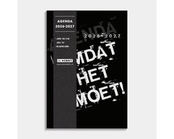 Hobbit - Schoolagenda 2026-2027 - 1 week op 2 pagina's - Harde Kaft - ±A5 (14 x 20,5 cm) - Omdat Het Moet