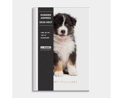 Hobbit - Schoolagenda 2026-2027 - 1 week op 2 pagina's - Harde Kaft - A5 (14,5 x 21,5 cm) - Honden