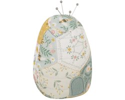 Hobby Gift Speldenkussen: Bijenkorf: Patchwork Bee