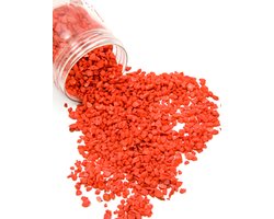 HOBI - Rode steentjes 400 gr voor tafeldecoratie