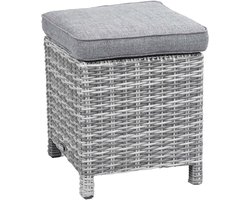 Hocker Dublin 40x40cm | Ash Grey | Wicker