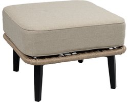 Hocker Isabel | Sand/Black | Rope