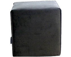 Hocker Italian Velvet Donker Grijs-392