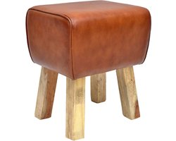 Hocker Tejas echt leder