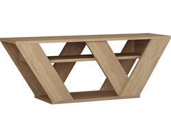 HOCUS PICUS Moderne TV-Meubel voor Woonkamer – Geschikt voor TV’s tot 42 Inch | Duurzaam Hout Materiaal | 110x30x40 cm | Makkelijk te Monteren & Schoon te Maken Eiken