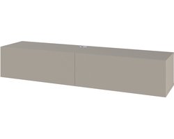 Hocus Picus Zwevend TV Meubel 2 Deuren - Zandsteen - 135x32x25 cm