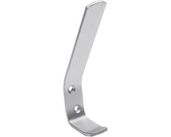 Hoed en Jas Haak - Kledinghanger Set - Hangen en Opbergen - Satijn Aluminium Afwerking - Set van 2