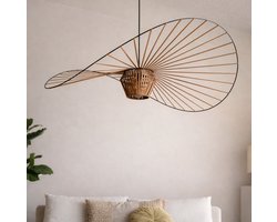 Hoedlamp - Koperbruin - 120 cm - Design Hanglamp - Moderne Plafondlamp Vertigo - Taveo