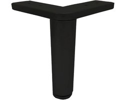 Hoek Meubelpoot - 15 cm - Zwart - Bankonderdeel