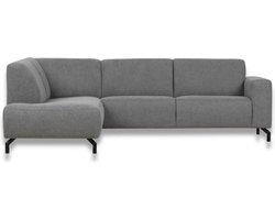 Hoekbank Alexia links- kleur licht grijs