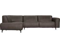 Hoekbank - Bolero - links - stof Kentucky antraciet 01