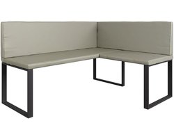 Hoekbank Eetkamer - L-vormige bank - Gezellig Tafelen - Ruimtebesparend Ontwerp - 120 x 150 cm - Cashmere