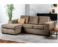 Hoekbank Florian Hotel Chique 238x153 cm – Hoek Links of Rechts - Bruin
