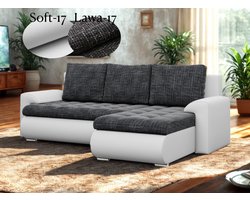 Hoekbank---FORESTA---RECHTS---Slaapbank-Hoeksalon Met 2× opbergruimte en Bedfunctie.230cm x 160cm