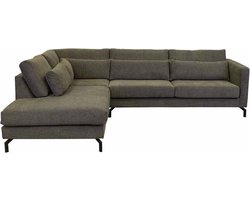 Hoekbank - Hög - links - Silent taupe 12