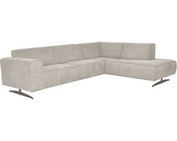 Hoekbank Lambada Chaise Longue Rechts - Stof Mine Grijs 180 - 2,76 x 2,10 mtr breed