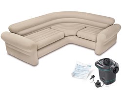 Hoekbank luchtbed 257 x 203 x 76 cm INTEX 68575-66640