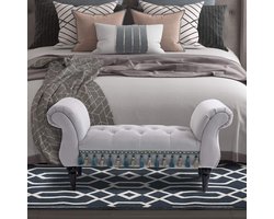 Hoekbank - Luxe Gestoffeerd - Houten Frame - Grijs