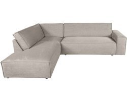 Hoekbank - Marken - links - Bjorn grof geweven beige 24