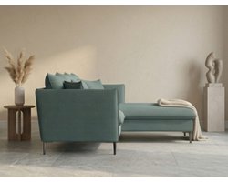 Hoekbank met Slaapfunctie 258x167 cm - 258x167 cm - Goud - Medahomestore