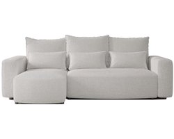 Hoekbank met Slaapfunctie en Opbergruimte – Multifunctionele L-vormige Slaapbank