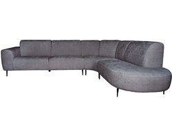 Hoekbank Mico Cremona Taupe 24 - Rechts - Moderne Loungebank in Hotel Chique Stijl