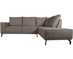 Hoekbank Ron Boucle Brown 15 - Rechts - Luxe Loungebank in Scandinavische / Hotel Chique Stijl